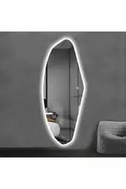 Boy Aynası Flora Saturn Dekoratif Boy Aynası Ledli Dokunmatik